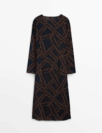 Rochie medie Massimo Dutti, bleumarin