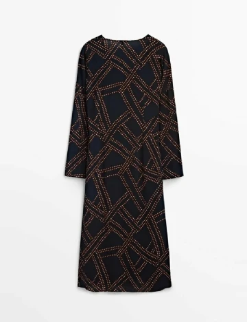 Rochie medie Massimo Dutti, bleumarin