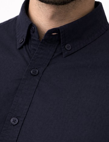 Camasa Bershka, bleumarin