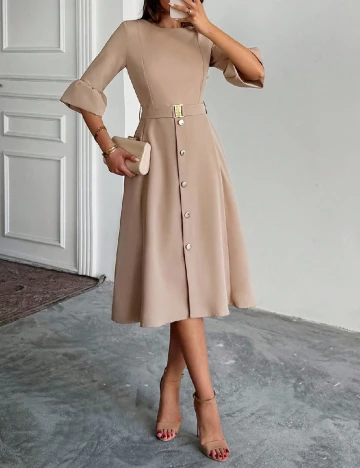 Rochie medie SHEIN, maro