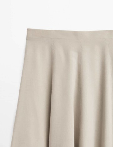 Fusta Massimo Dutti, bej