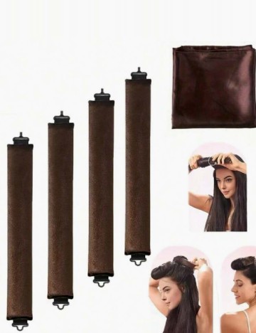 
						Set ondulatoare fara caldura 4 bucati SHEIN, maro