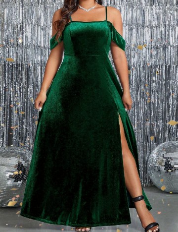 
						Rochie lunga SHEIN CURVE, verde