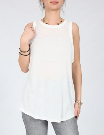 
						Maiou Massimo Dutti, alb