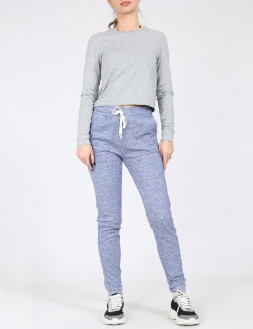Pantaloni Bershka, albastru