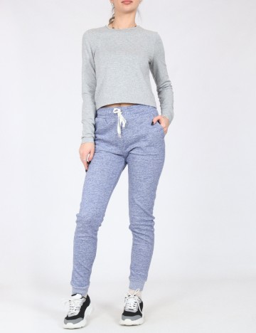 
						Pantaloni Bershka, albastru