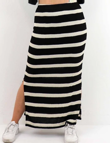 Fusta Object, crem/negru