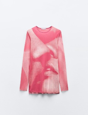 
						Rochie scurta Zara, roz