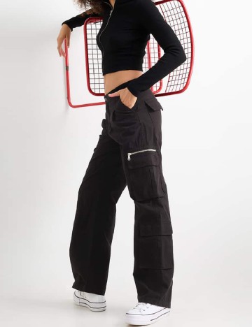 Pantaloni C&A, negru