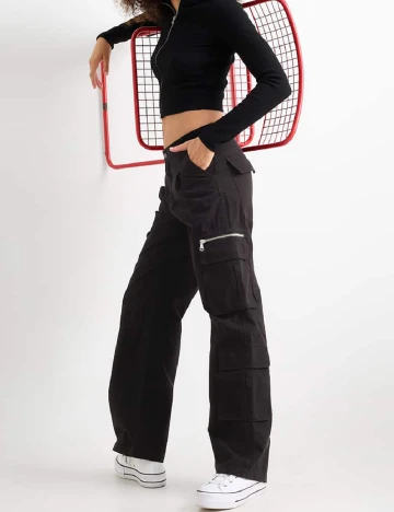 Pantaloni C&A, negru