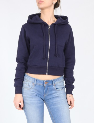 
						Hanorac Bershka, bleumarin