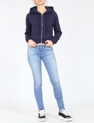 Hanorac Bershka, bleumarin