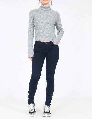 
						Blugi Bershka, albastru