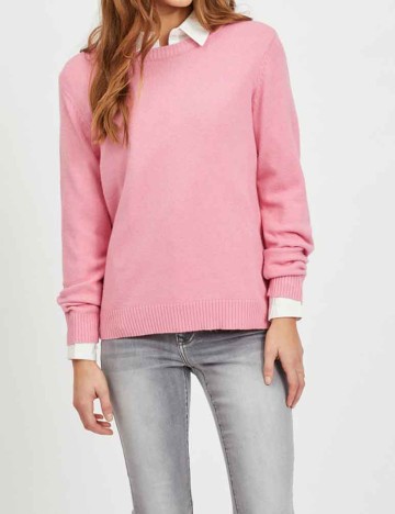 Pulover Vila, roz, L