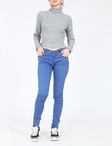 Blugi Bershka, albastru