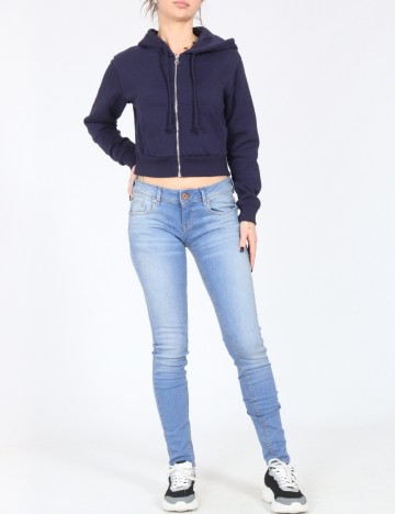 Blugi Bershka, albastru