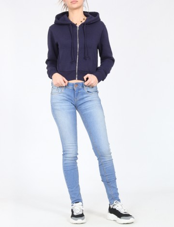 Blugi Bershka, albastru