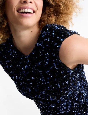 Rochie medie C&A, bleumarin