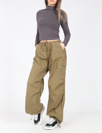 Pantaloni Pull&Bear, verde