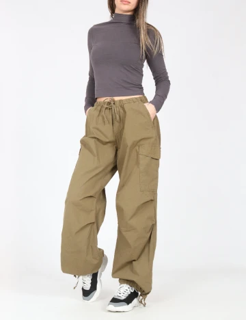 Pantaloni Pull&Bear, verde