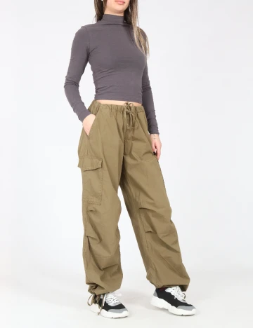 Pantaloni Pull&Bear, verde