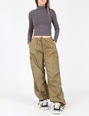 Pantaloni Pull&Bear, verde