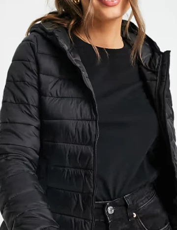 Geaca Pull&Bear, negru