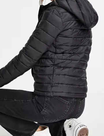 Geaca Pull&Bear, negru