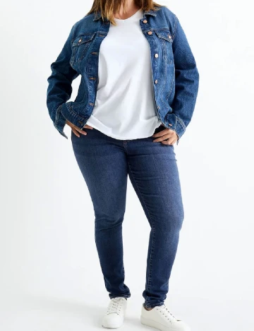 Blugi C&A Plus Size, bleumarin