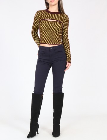 Bluza Zara, visiniu/galben