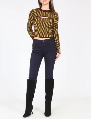 Bluza Zara, visiniu/galben