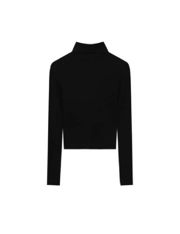 Bluza Pull&Bear, negru