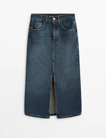 Fusta Massimo Dutti, albastru