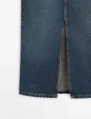 Fusta Massimo Dutti, albastru