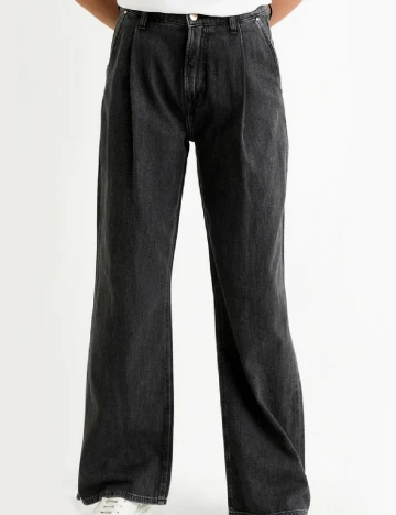 Blugi C&A, gri inchis