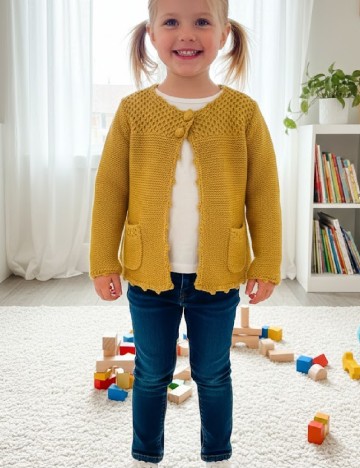 
						Cardigan Zara, galben