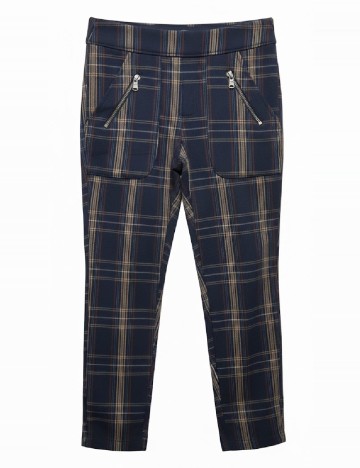 
						Pantaloni Zara, bleumarin