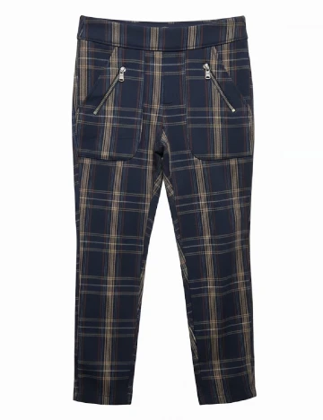 Pantaloni Zara, bleumarin
