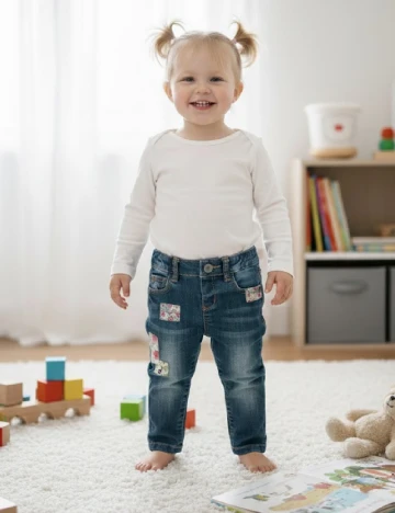 Blugi Zara, albastru