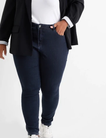 Blugi C&A Plus Size, bleumarin