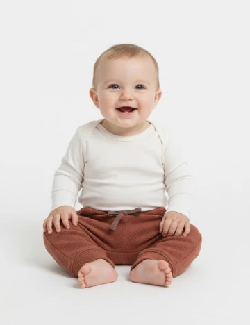 Pantaloni Zara, maro