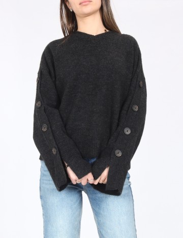 
						Pulover C&A, gri inchis