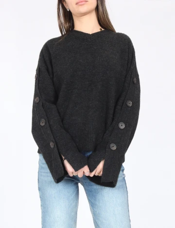 Pulover C&A, gri inchis