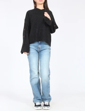 Pulover C&A, gri inchis