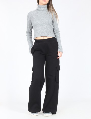 
						Pantaloni C&A, negru