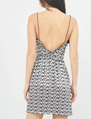 Rochie scurta Zara, argintiu