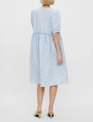 Rochie Pieces, albastru deschis, L