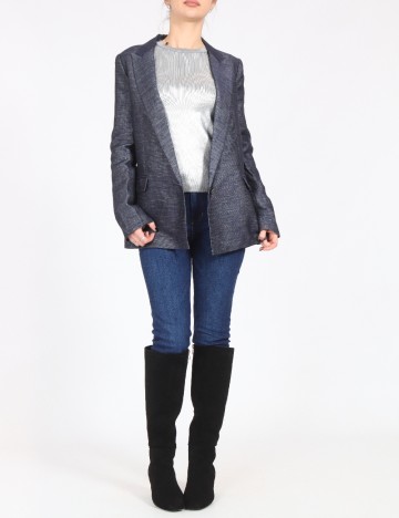 Sacou Zara, bleumarin