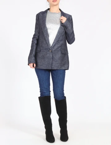 Sacou Zara, bleumarin