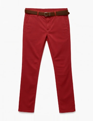 Pantaloni Zara, rosu